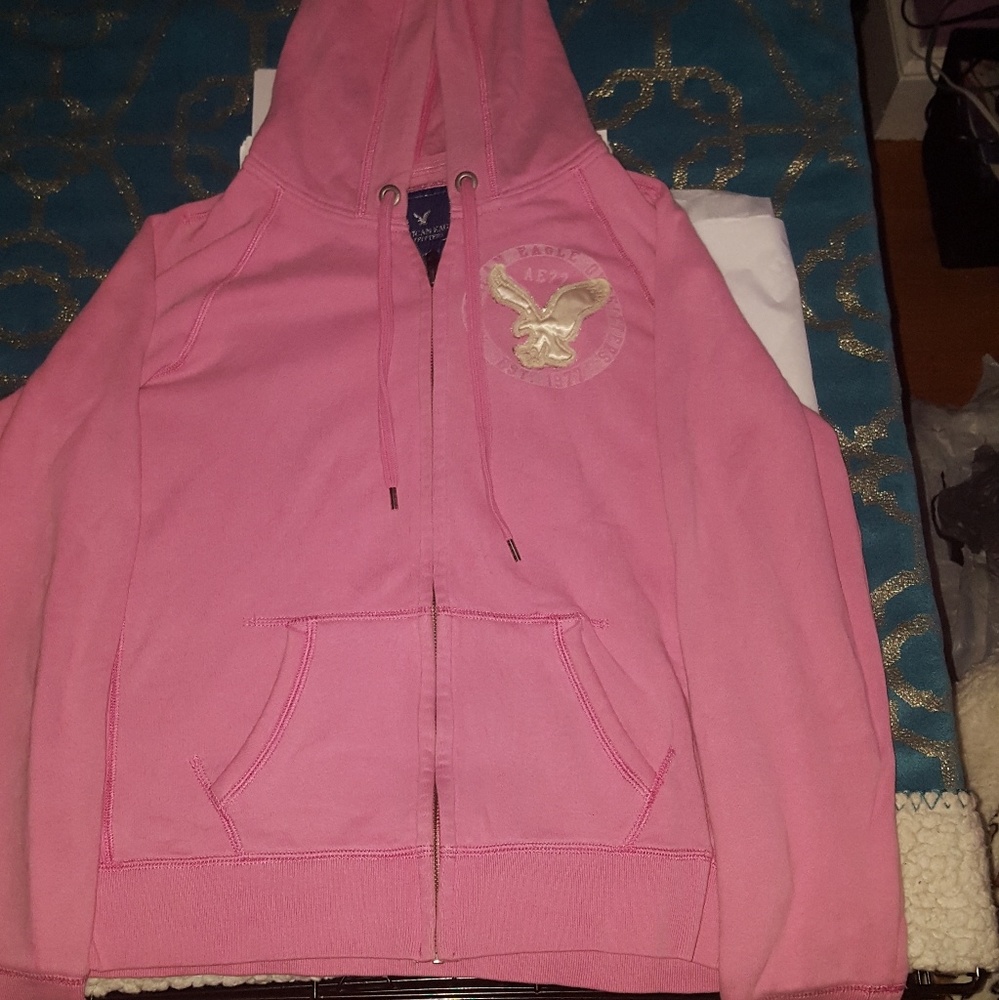 America eagle hooded zip up